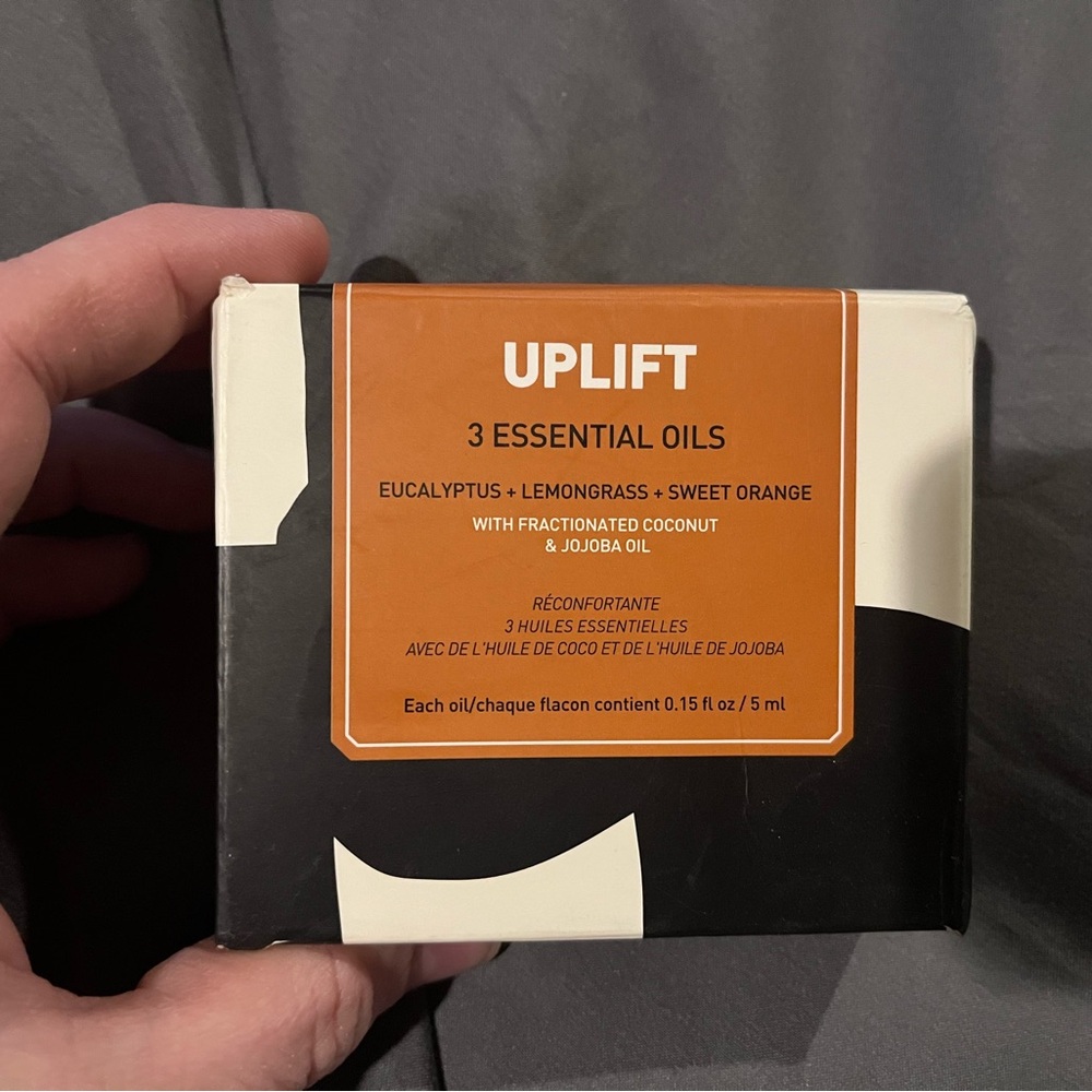 UPLIFT Essential Oils Set - Eucalyptus, Lemongrass, Sweet Orange